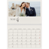 Calendario A4 Doppio — Iniziali in fiore [Marzo]