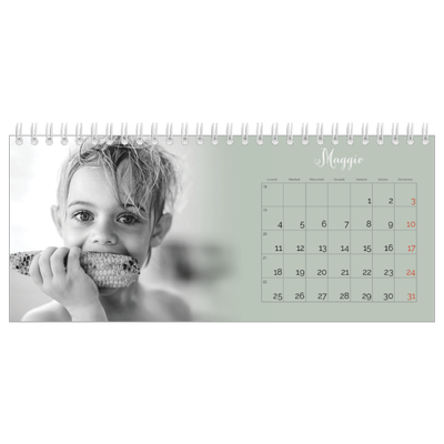 Calendari da tavolo — Verde nebbioso [copertina]