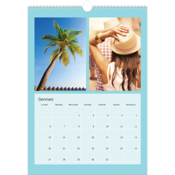 Calendario personalizzato A3 — Luminoso e vivace