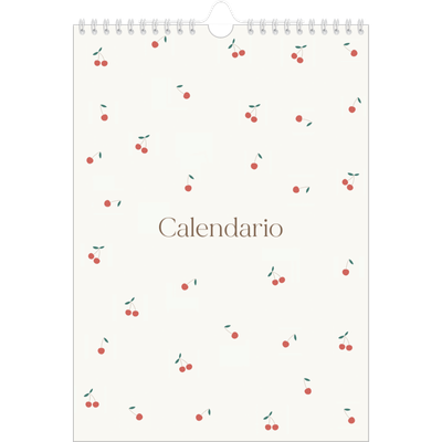 Calendario personalizzato A4 — Ciliegie [copertina]