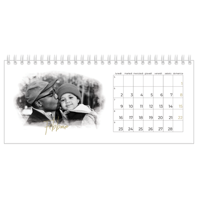 Calendari da tavolo — Effetti fotografici [Febbraio]