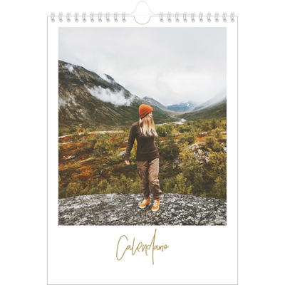 Calendario personalizzato A4 — Testo scarabocchiato [copertina]