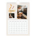 Calendario fotografico A5 — Scrapbooking vintage [Aprile]