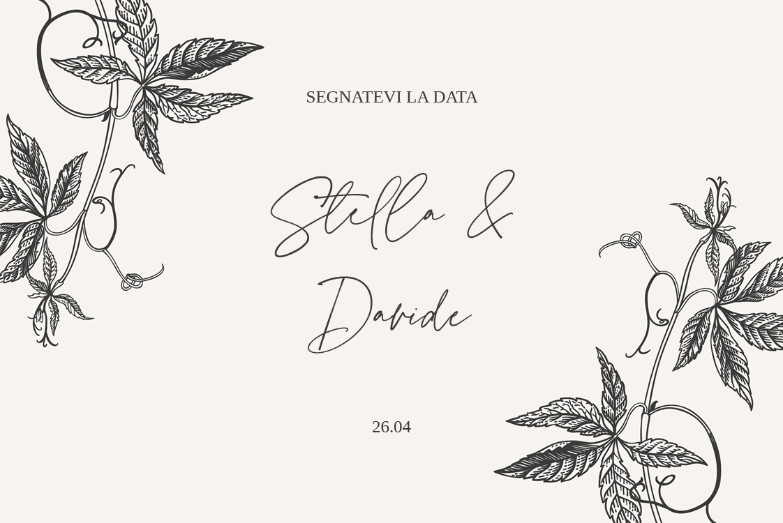 Save the date — Inchiostro e edera