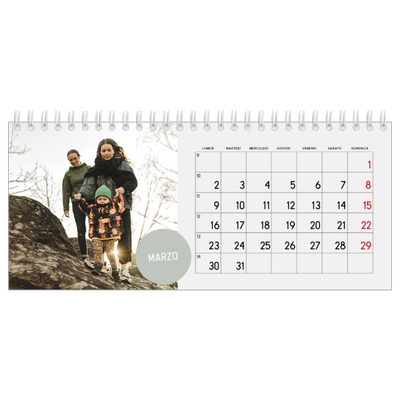 Calendari da tavolo — Adesivo fotografico [Marzo]