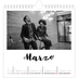 Calendari quadrati — Scritto a mano [Marzo]