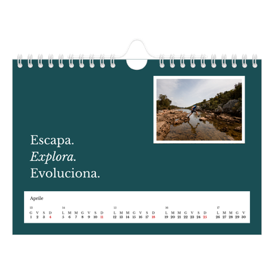 Calendario fotografico A5 — Terra editoriale [Aprile]