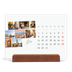 Calendario con supporto in legno orizzontale  — Soggiorno in città [Marzo]