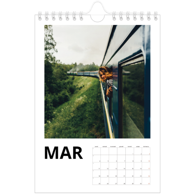 Calendario fotografico A5 — White space [Marzo]
