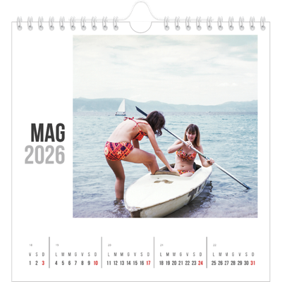 Calendari quadrati — Testo abbreviato [copertina]