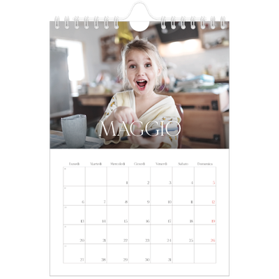 Calendario fotografico A5 — Dodici grandi mesi [copertina]