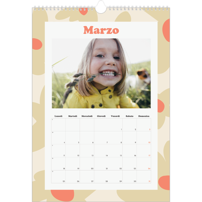 Calendario personalizzato A4 — Giocando con i motivi [Marzo]