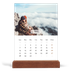Calendario con supporto in legno verticale  — Calendario classico [Aprile]