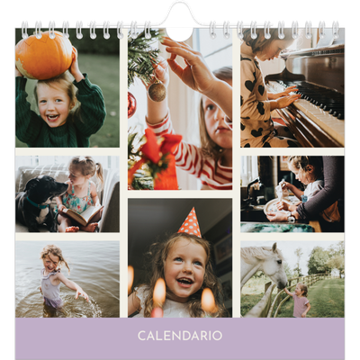 Calendari quadrati — Capitoli pastello [copertina]