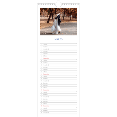 Calendario da cucina  — Classico cobalto [Marzo]