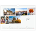 Calendario A3 orizzontale  — Soggiorno in città [Febbraio]