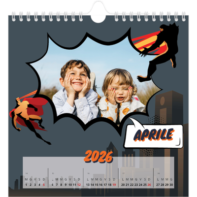 Calendari quadrati — Fumetti [Aprile]