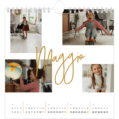 Calendari quadrati — Ghirlanda d'oro [copertina]