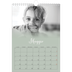 Calendario personalizzato A4 — Verde nebbioso [copertina]