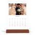 Calendario con supporto in legno verticale  — Classico cobalto [Febbraio]