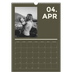 Calendario A3 verticale — Contemporaneo [Aprile]