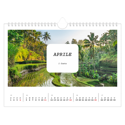 Calendario fotografico A4 — Tutta la storia [Aprile]
