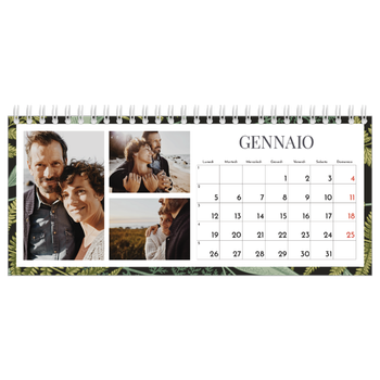 Calendario Fotografico da Tavolo — Carta da parati floreale