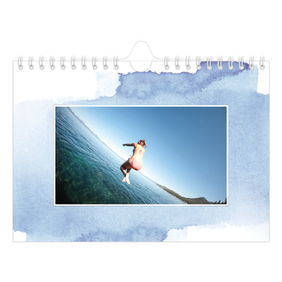 Calendario fotografico A5 — Sfondi ad acquerello [copertina]