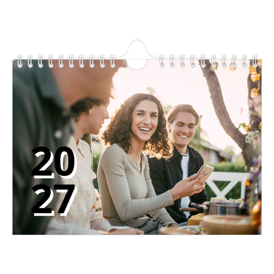 Calendario fotografico A5 — Stile lettera [copertina]