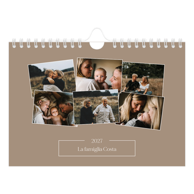 Calendario fotografico A5 — Ricordi artigianali [copertina]
