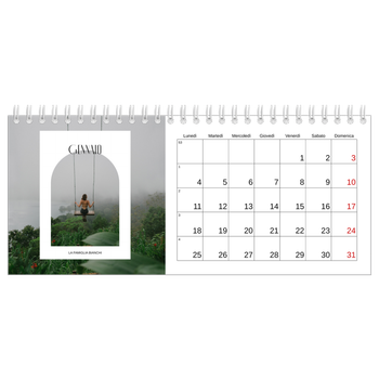 Calendario Fotografico da Tavolo — L'arco aperto