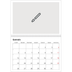 Calendario A4 Doppio — Disegna il tuo prodotto [Gennaio]