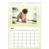 Calendario personalizzato A4 — Sfondi ad acquerello [Aprile]