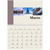 Calendario A4 Doppio — Vedute del mondo [Marzo]
