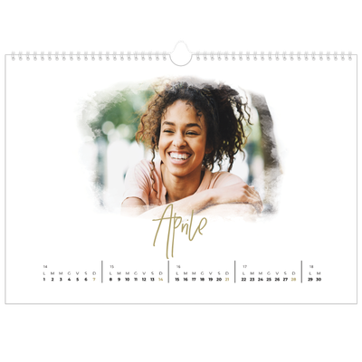 Calendario A3 orizzontale  — Effetti fotografici [Aprile]