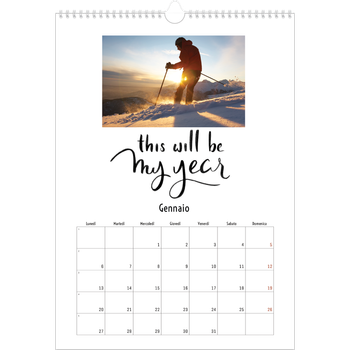 Calendario personalizzato A3 — Citazioni