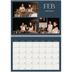 Calendario A4 Doppio — Ardesia e grazie [Febbraio]