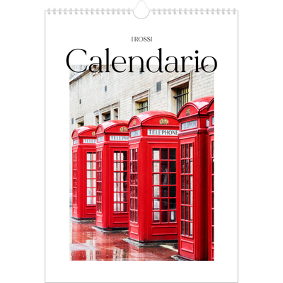 Calendario A3 verticale — Il mio diario di viaggio [copertina]