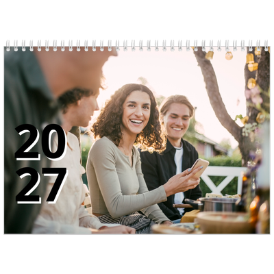 Calendario A4 Doppio — Stile lettera [copertina]