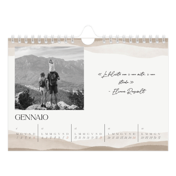 Calendario Fotografico A5 Orizzontale — Citazioni