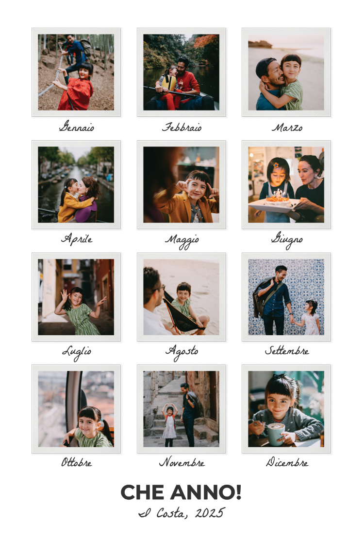 Biglietti — Un anno in foto