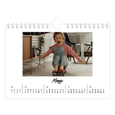 Calendario fotografico A5 — Questo sono io [copertina]