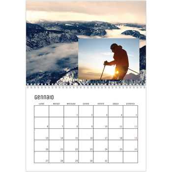 Calendario A4 Doppio — Tornare alla natura