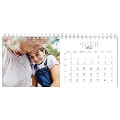 Calendari da tavolo — Tipografia mista [copertina]