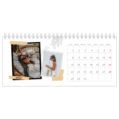 Calendari da tavolo — Album ricordi con stile [Marzo]