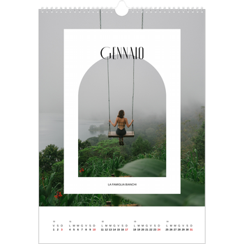 Calendario personalizzato A3 — L'arco aperto