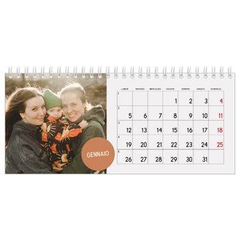Calendario Fotografico da Tavolo — Adesivo fotografico