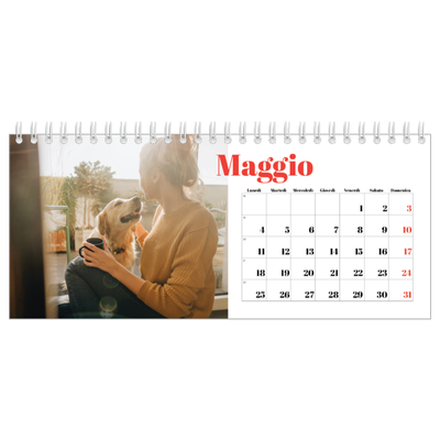 Calendari da tavolo — Un anno audace [copertina]