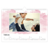 Calendario fotografico A4 — Sfondi ad acquerello [Febbraio]