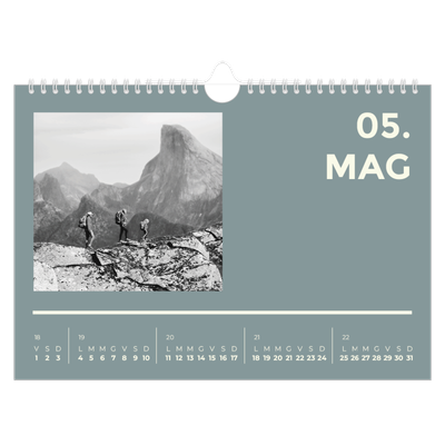 Calendario fotografico A4 — Contemporaneo [copertina]